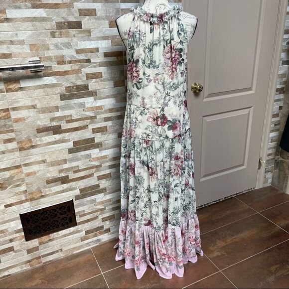 Secret Mission Emmeline Maxi Dress - Romantic Floral Sz M NWT - Picture 7 of 15